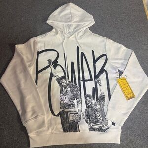Bricks & Butter Olympic White Graphic Hoodie